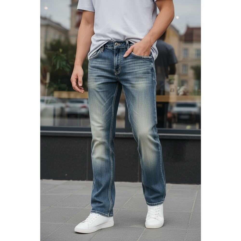 NWT Grace in LA Easy Fit Bootcut Jeans Embroidered Pockets Size 29